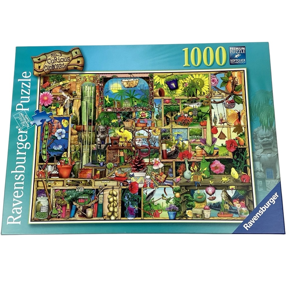 Ravensburger “The Gardener’s Cupboard” 1000 Piece Jigsaw Puzzle Flowers Plants